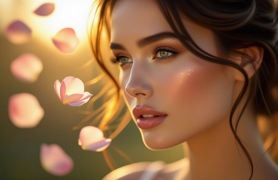 lip twitching kiss sign