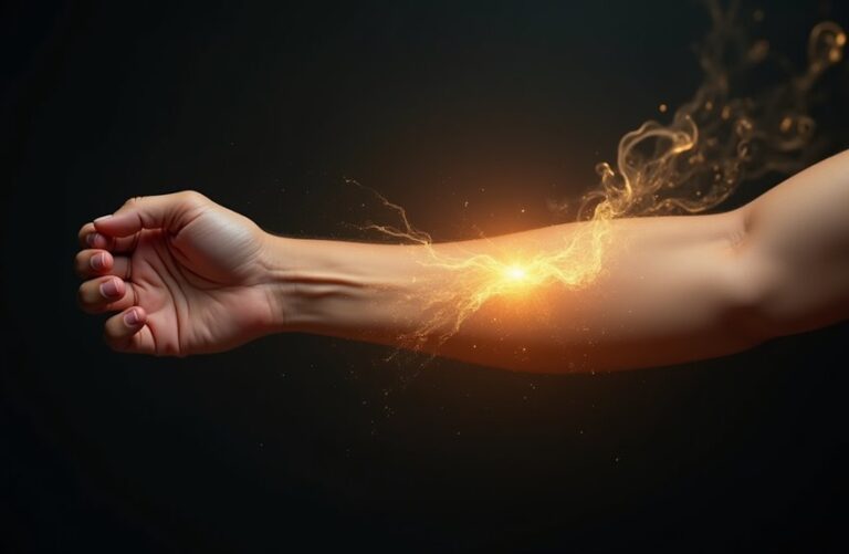 spiritual arm twitching meaning